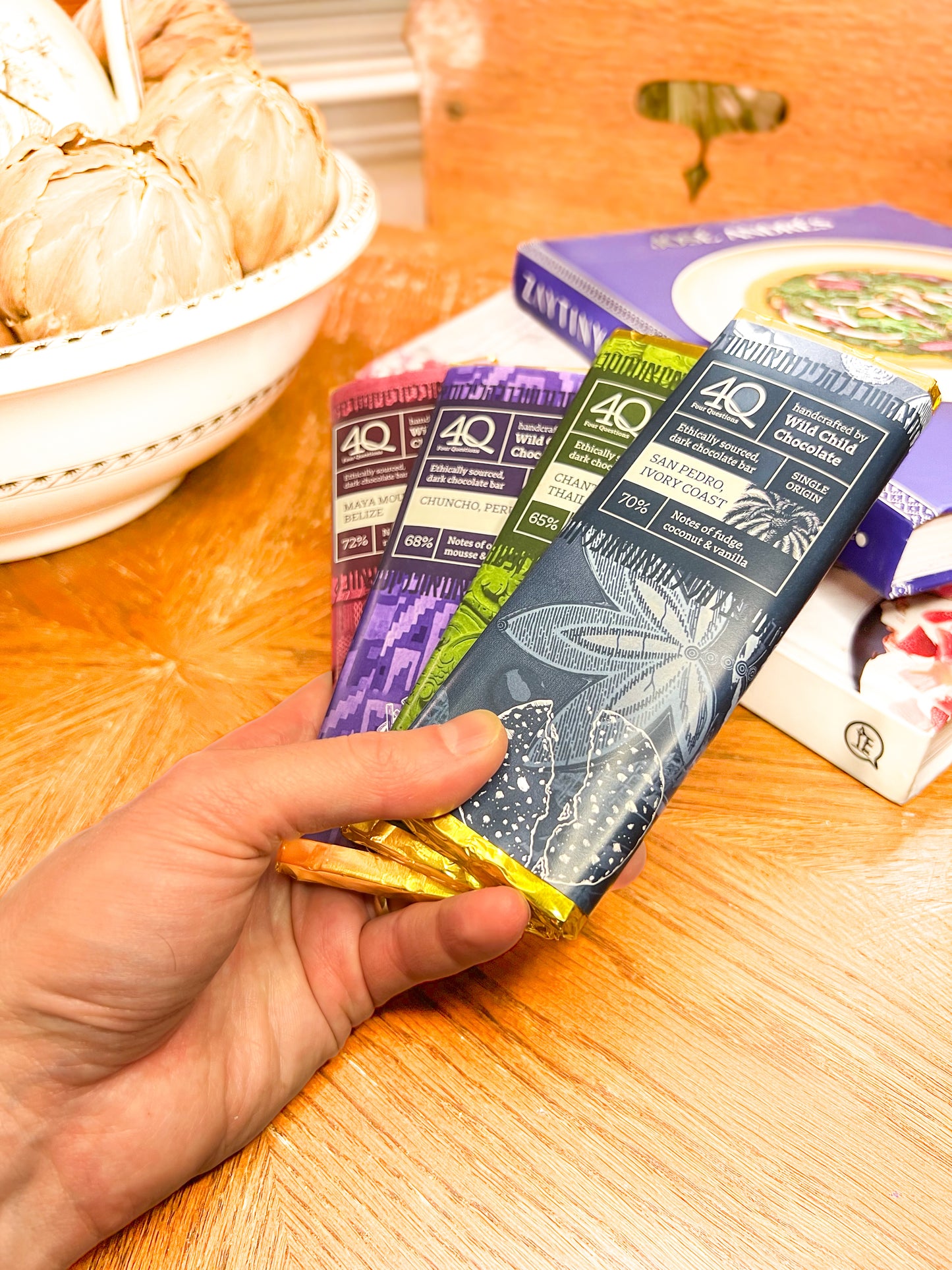 4Questions Single-Origin Chocolate Bar Set