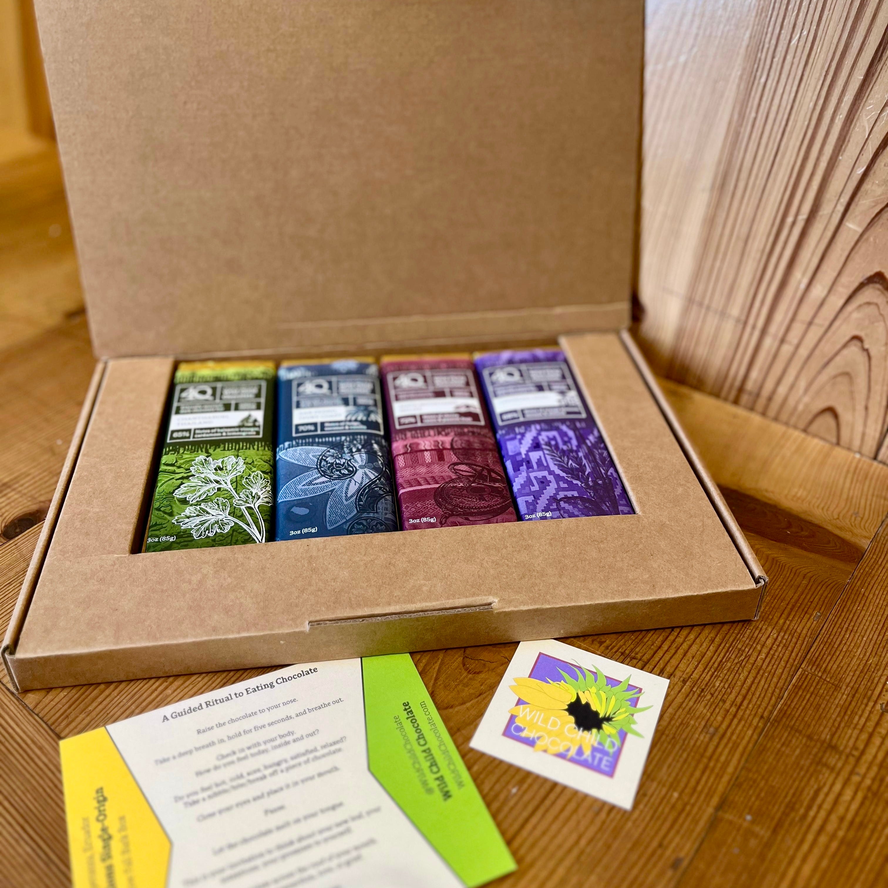 4Questions Single-Origin Chocolate Bar Set – Wild Child Chocolate